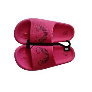 Barbie Bubble Gum PINK Flip Flops Size 8 NEW No Boundaries   END OF SUMMER SALE